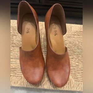 Kork-Ease Women's Tan Leather Mules